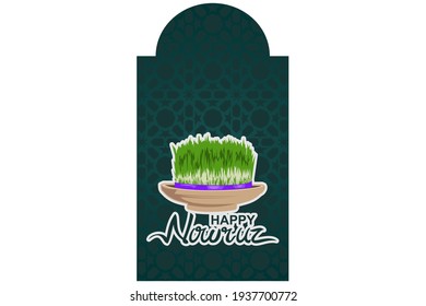 Happy Persian New Year (Nowruz) vector illustration. Suitable for greeting card, poster and banner.  