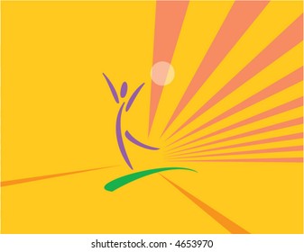happy person