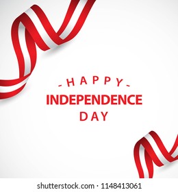 Happy Peru Independent Day Vector Template Design Illustration