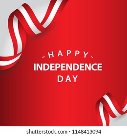 Happy Peru Independent Day Vector Template Design Illustration