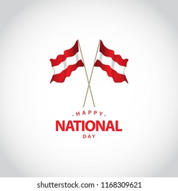 Happy Peru National Day Vector Template Design Illustration