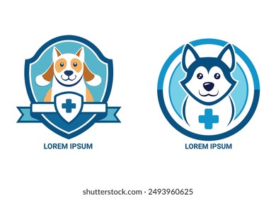 Logotipo de la Clínica de Mascotas Felices: Amigable y acogedor. Perfecto para negocios de cuidado de animales. Generar confianza.