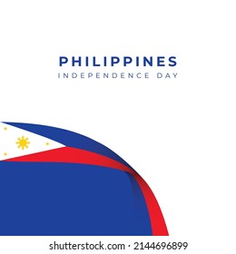 Happy Philippines Independence Day Celebration Vector Template Design Illustration