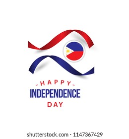 Happy Philippines Independent Day Vector Template Design Illustration