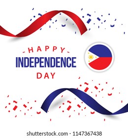 Happy Philippines Independent Day Vector Template Design Illustration