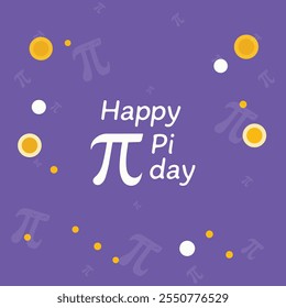 Happy Pi Day Background Illustration