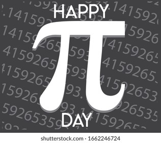 Happy Pi day! Celebrate Pi Day. Mathematical constant. March 14 (3/14). The ratio of the circumference of a circle to its diameter. Fixed number Pi