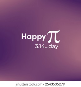 Happy Pi Day Illustration mit Pi-Symbol