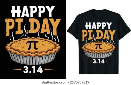 Happy Pi Day Pie T-Shirt Design