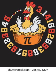 
Happy Pi Day Shirt, 3.14 T-shirt, Funny Chicken Pi Day, Chicken Pot Pi, Funny 3.14 T-shirt, Pirate 3.14 Shirt, Math Pirate, March Pi T-shirt, Math Teacher, Math Shirt, Funny Math Gift