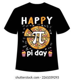 Happy Pi day Happy Pi day shirt print template, Typography design for Pi day, math teacher gift, math lover, engineer tees, elementary teacher gift