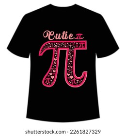 Happy Pi Day Shirt Print Template, Pi day Vector Graphics, funny math design, and gift