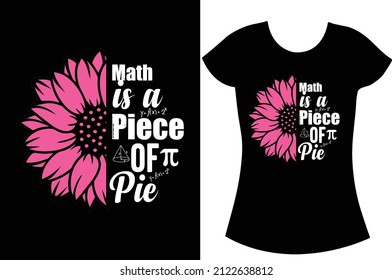  Happy pi day SVG craft t-shirt design. Math t-shirt for the teacher. Sublimation t-shirt for merch.
