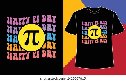 Impresión de diseño de camiseta de pi day