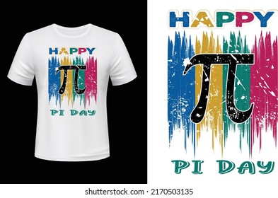 Happy Pi Day T-Shirt Design.