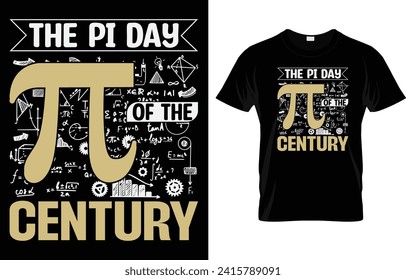 Happy pi day t-shirt design vector. pi day t-shirt design