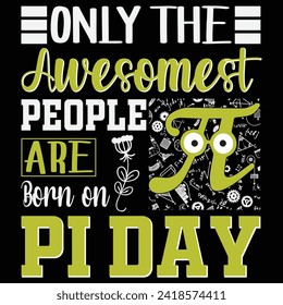 Happy pi day t-shirt design vector. pi day t-shirt design