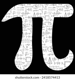 Happy pi day t-shirt design vector. pi day t-shirt design