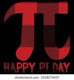 Happy pi day t-shirt design vector. pi day t-shirt design