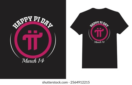 Happy Pi Day t-shirt design