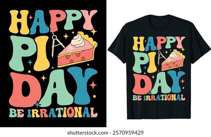 happy pi day t-shirt design