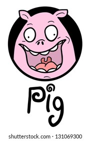 Happy pig