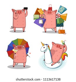 happy pig/big set 