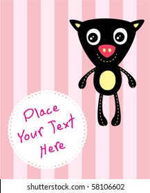 happy piggy card