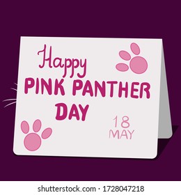 Happy Pink Panther Day greeting card 18 may