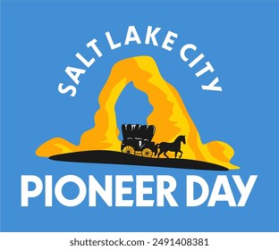 Happy Pioneer Day in Salt Lake City Utah