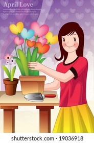 Planta feliz