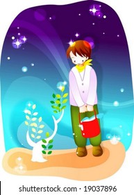 Planta feliz