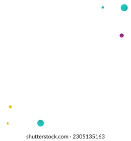 Happy Polka Flying Vector White Background. Carnaval Dust Banner. Carnival Rain Pattern. Falling Shine Celebration Invitation.