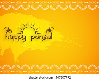 Happy Pongal background design