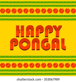 Happy Pongal festival Design