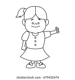 happy portrait girl granddaughter young image
