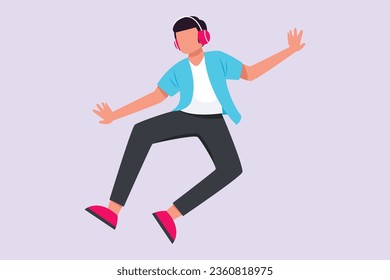 Happy positive people with hands, fingers. Love, support, solidarity, ok expressions concept. Colored flat vector illustration isolated. 