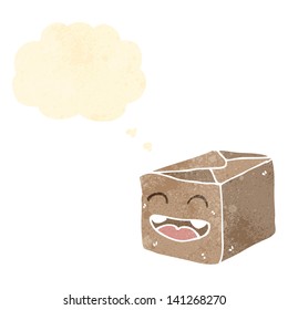 happy post package cartoon