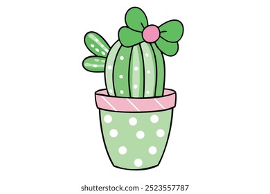  happy potted plant with smiling 