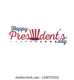 Happy president day image. Vector illustration design