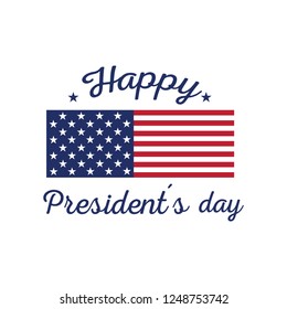 Happy president day image. Vector illustration design