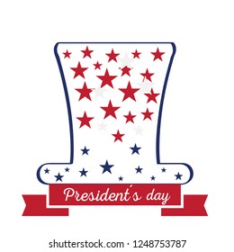 Happy president day image. Vector illustration design