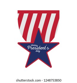 Happy president day image. Vector illustration design