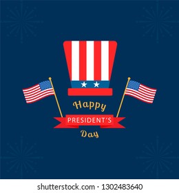 Happy President Day USA design vector Illustration