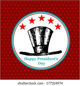 Happy Presidents Day American Background 