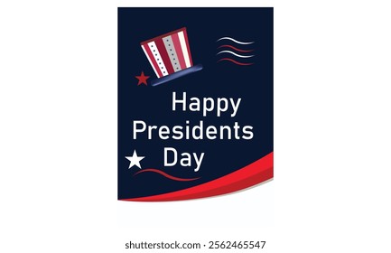 Happy presidents day background eps