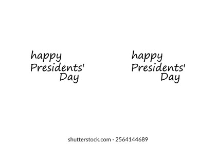 Happy Presidents Day background with flag USA. Vector illustration
Happy President's Day typography with american flags. Presidents day poster, banner, card, postcard, invitation or promo sign.