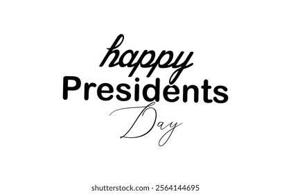 Happy Presidents Day background with flag USA. Vector illustration
Happy President's Day typography with american flags. Presidents day poster, banner, card, postcard, invitation or promo sign.