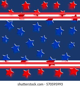 Happy Presidents Day background template.Vector illustration.