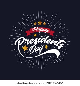 Happy Presidents Day Banner Background and Greeting Cards. Vector Illustration